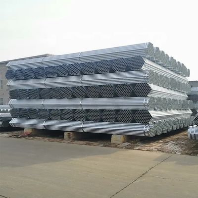 Galvanized Steel ERW Pre-galvanized Steel Pipe with 5000 Tons Monthly Output