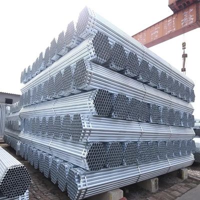 Galvanized Steel ERW Pre-galvanized Steel Pipe with 5000 Tons Monthly Output